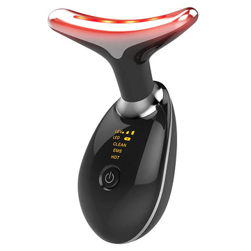 Appareil de luminothérapie rouge pour le visage et le cou – Appareil de beauté LED pour le rajeunissement, le lifting et le raffermissement de la peau