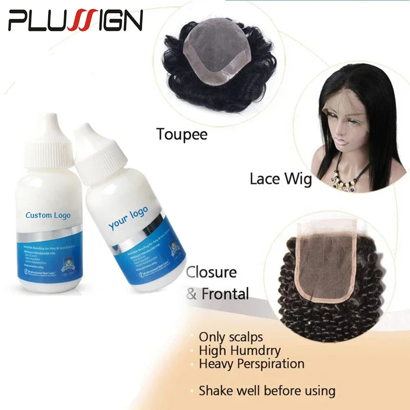 Colle pour perruque Super Lace avec kit de dissolvant – Adhésif imperméable 