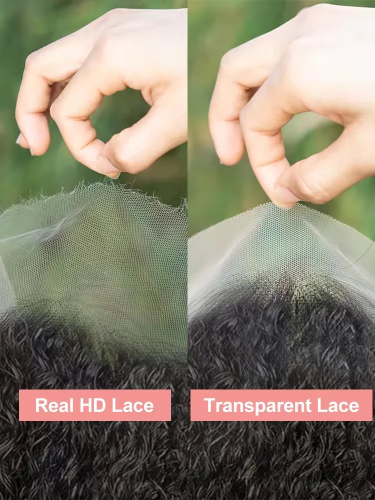 Perruque en dentelle transparente HD lisse de 40 à 46 pouces pour femmes noires, densité de 220 %